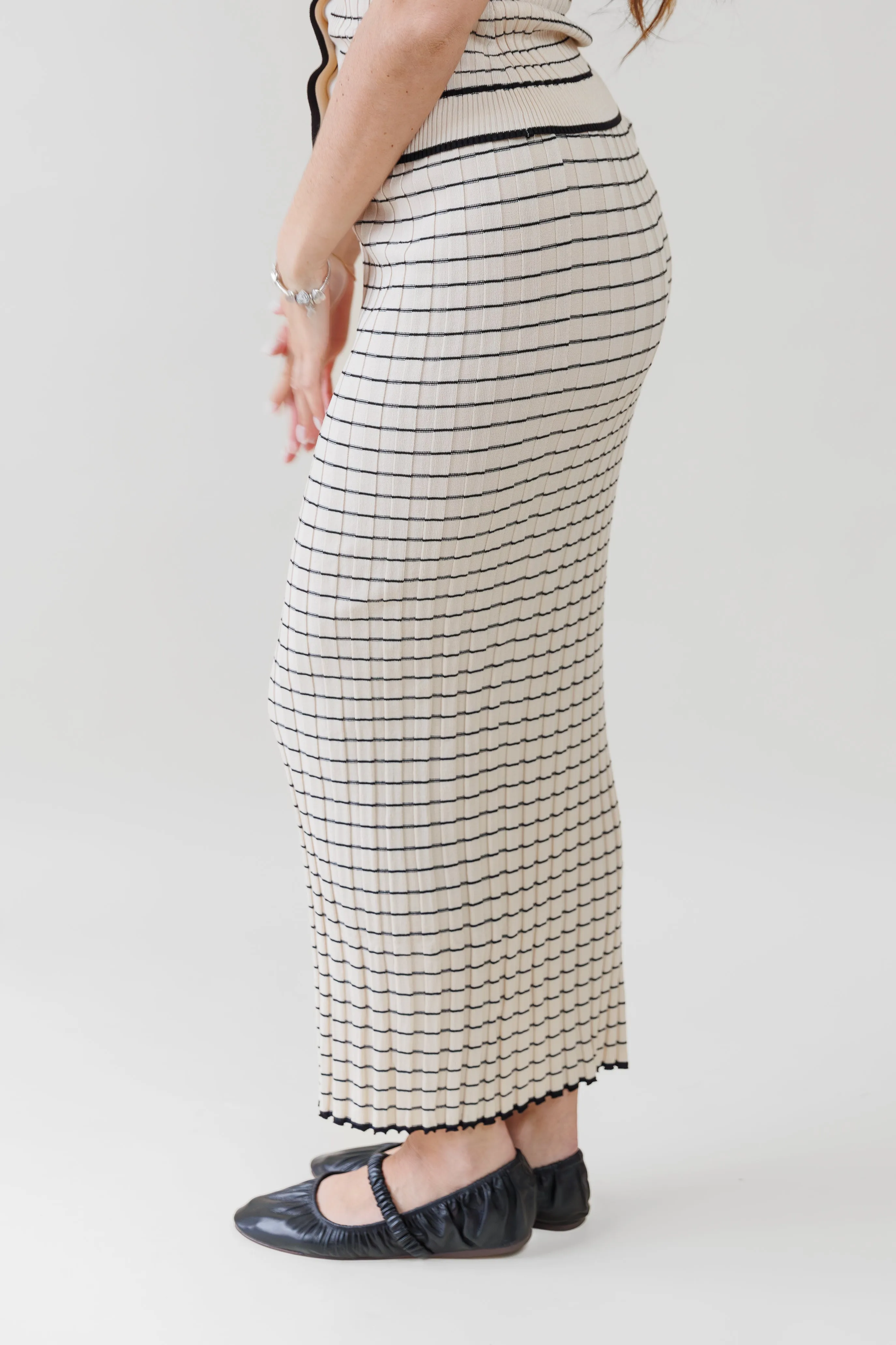 Bold Edge Daily Favorite NOVA STRIPED SKIRT