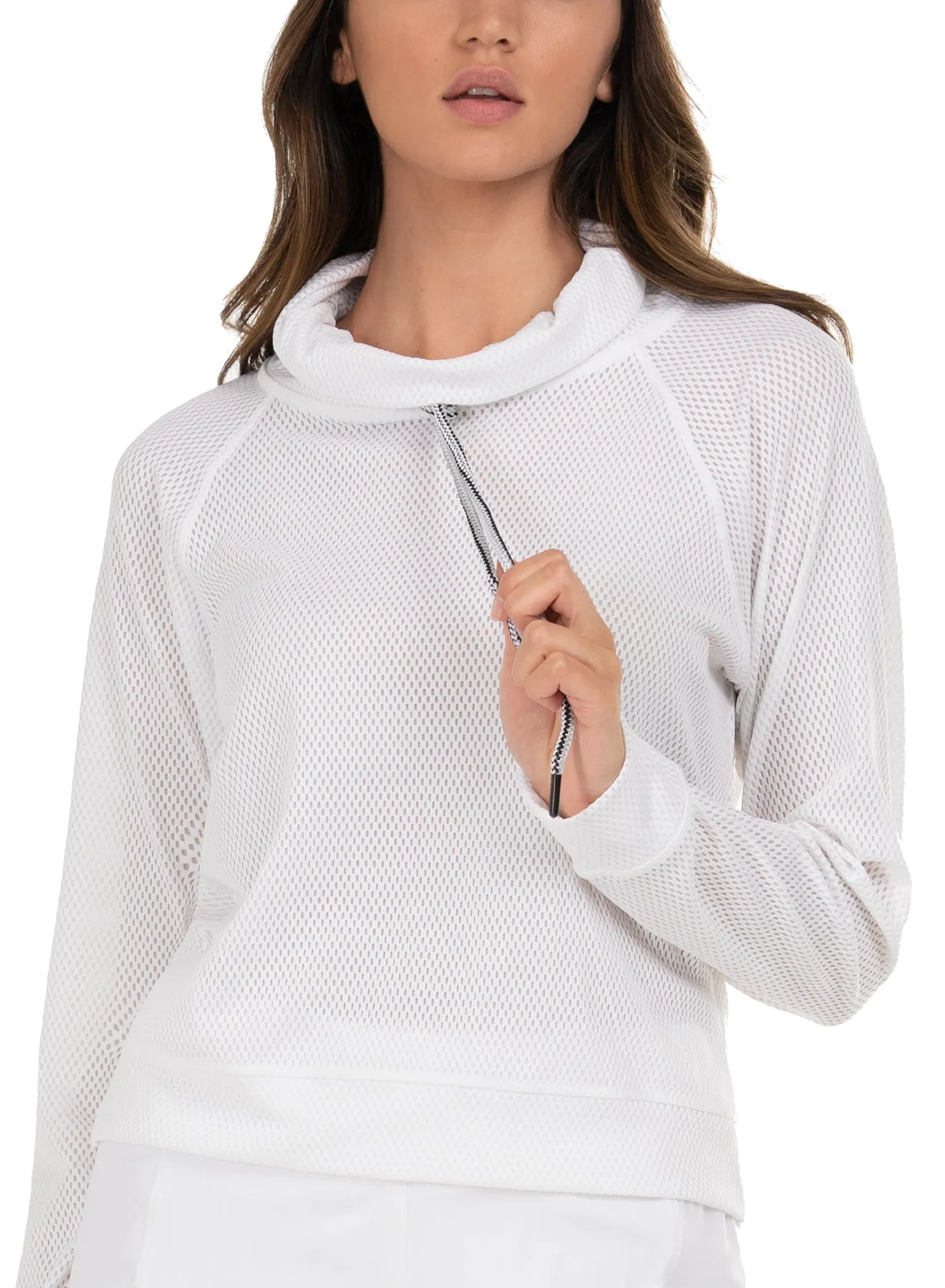 High Neck Pullover Long Sleeve TaglessCollars