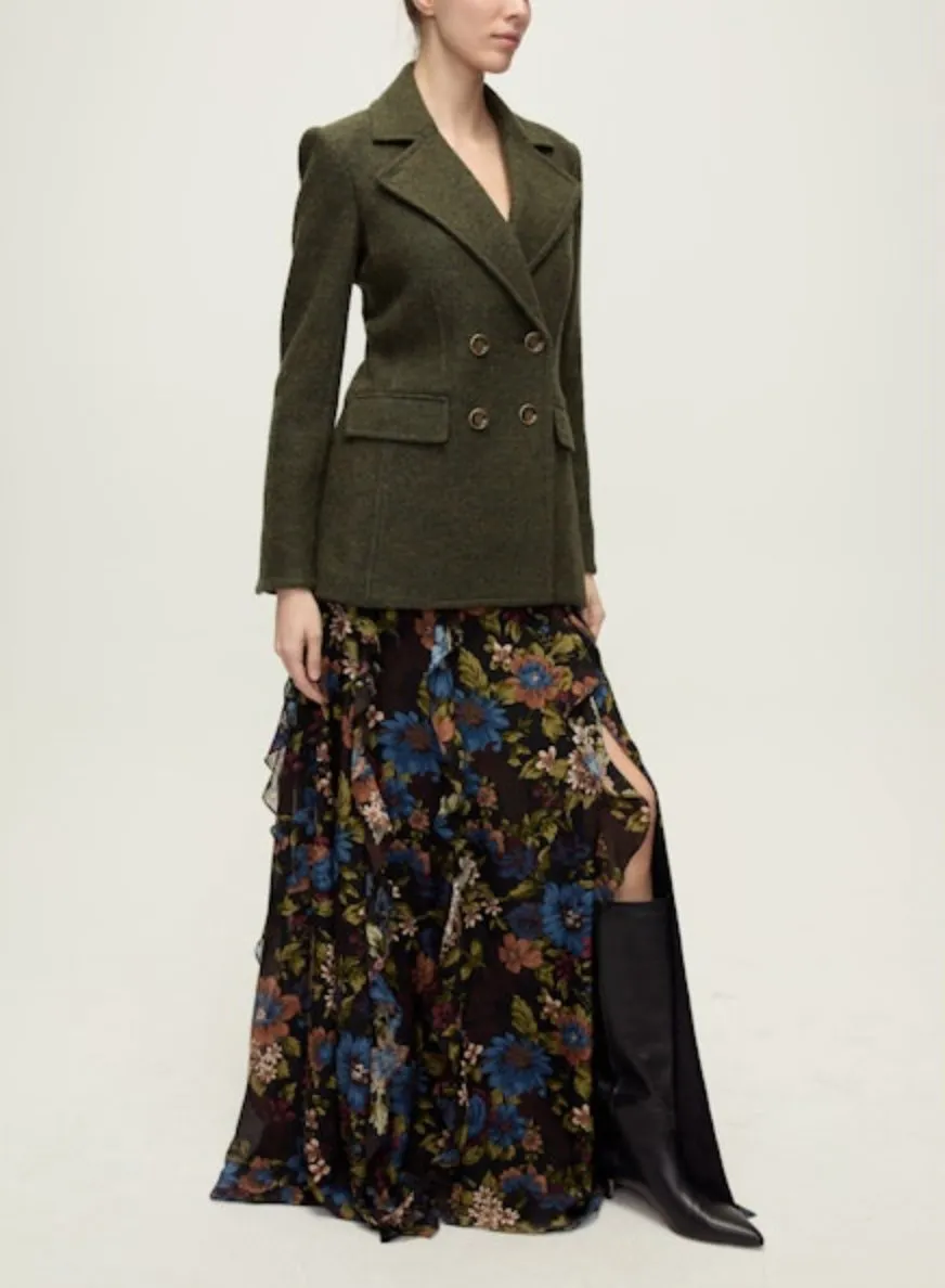 police officers Indoor Use Duran Wool Coat Cypress