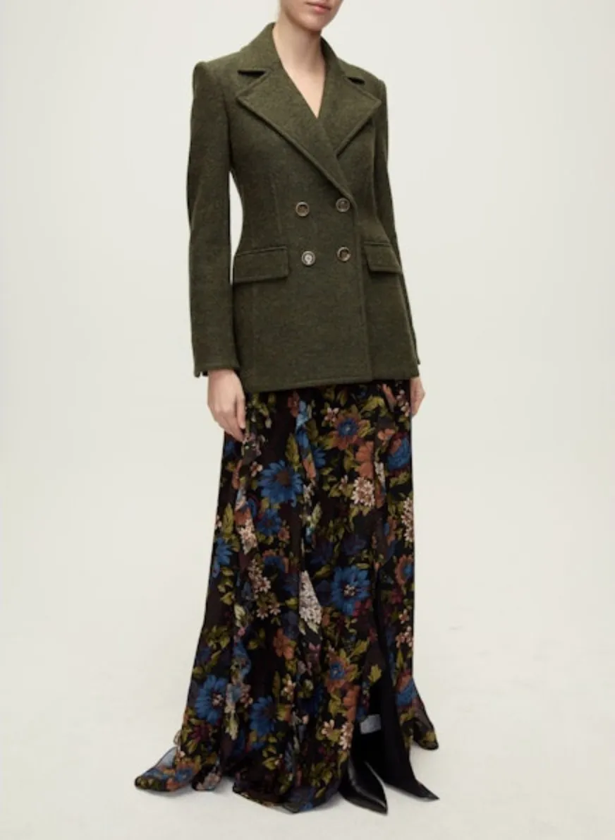 Faith Active Jacket Duran Wool Coat Cypress