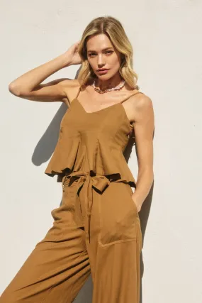 Breathable Microfiber DARCY SLEEVELESS FLARED TOP