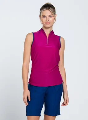 On Par Zip Tank FlexibleNeckline