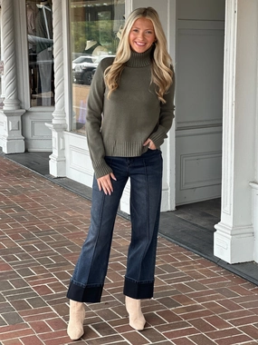 Printed Hoodie Dear John Holly Straight Leg Jeans in Callaway