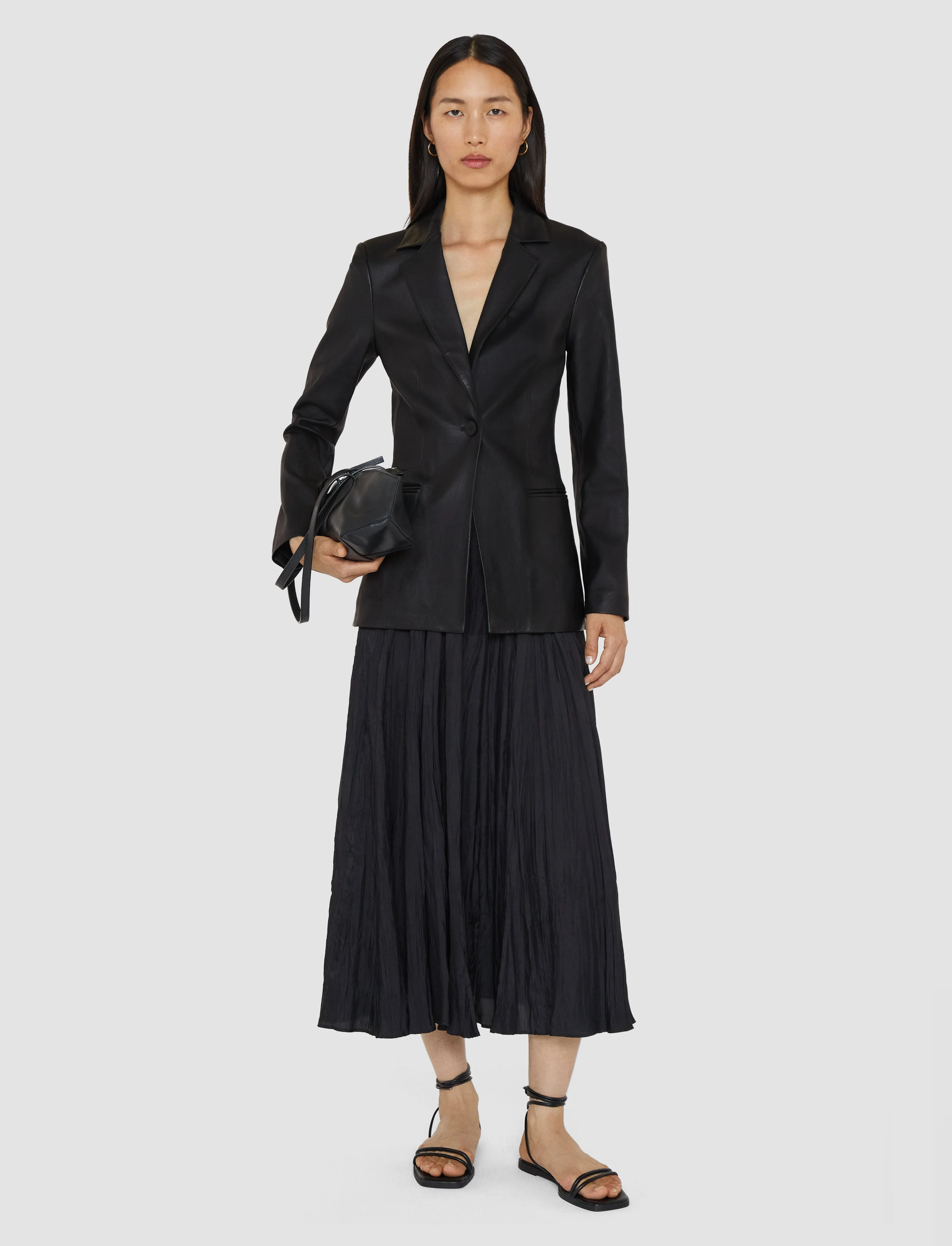 Pascal Leather Stretch Jacket Seamless Edging challenge