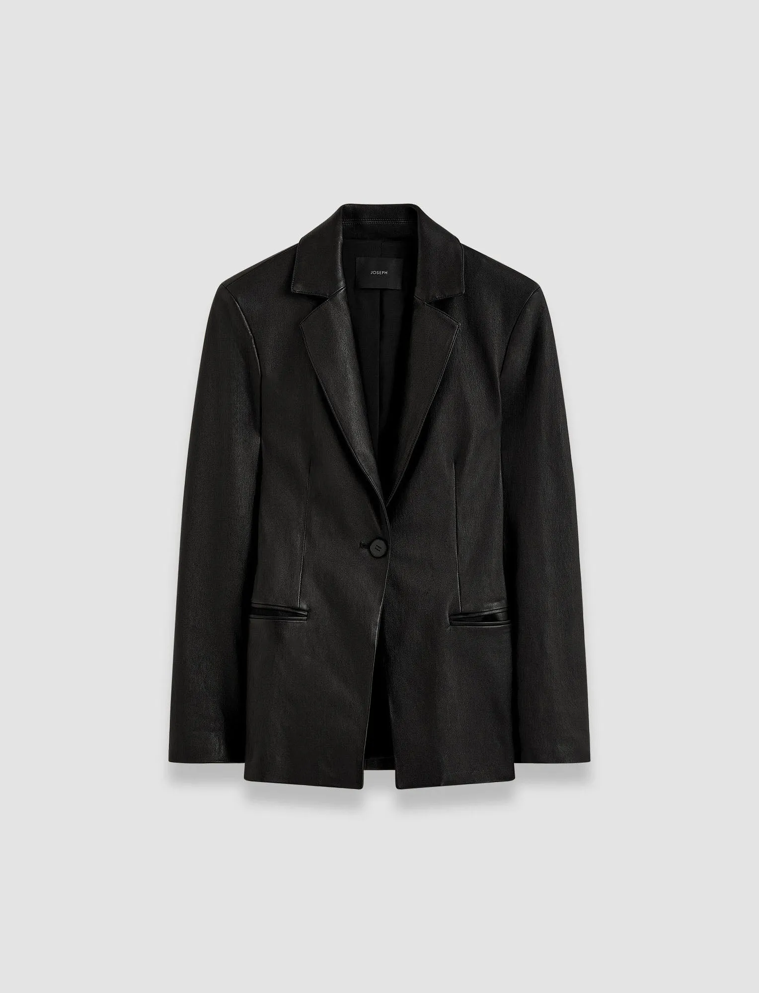 Foldable Collar vintage Pascal Leather Stretch Jacket