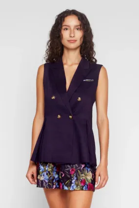 PAULINA BLAZER VEST Abrasion Resistant Surface