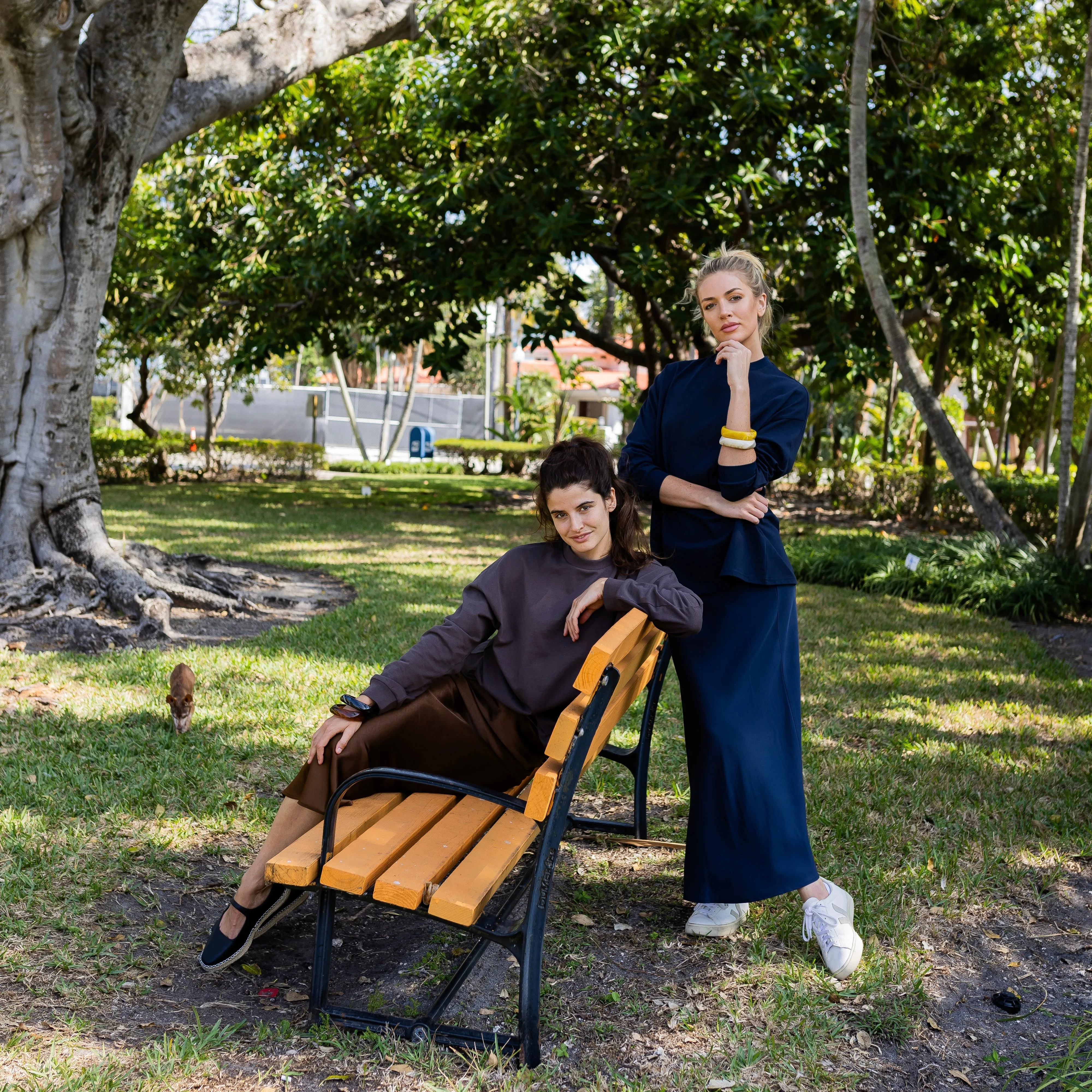 Midi Slip Skirt | Chocolate Frayed hem