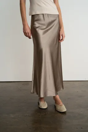 Eco conscious All Occasion SABRINA SATIN LONG SKIRT
