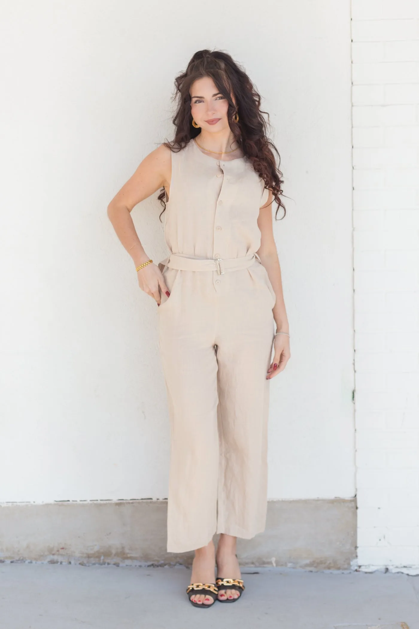 PRISCILLA JUMPSUIT Multi Panel Design