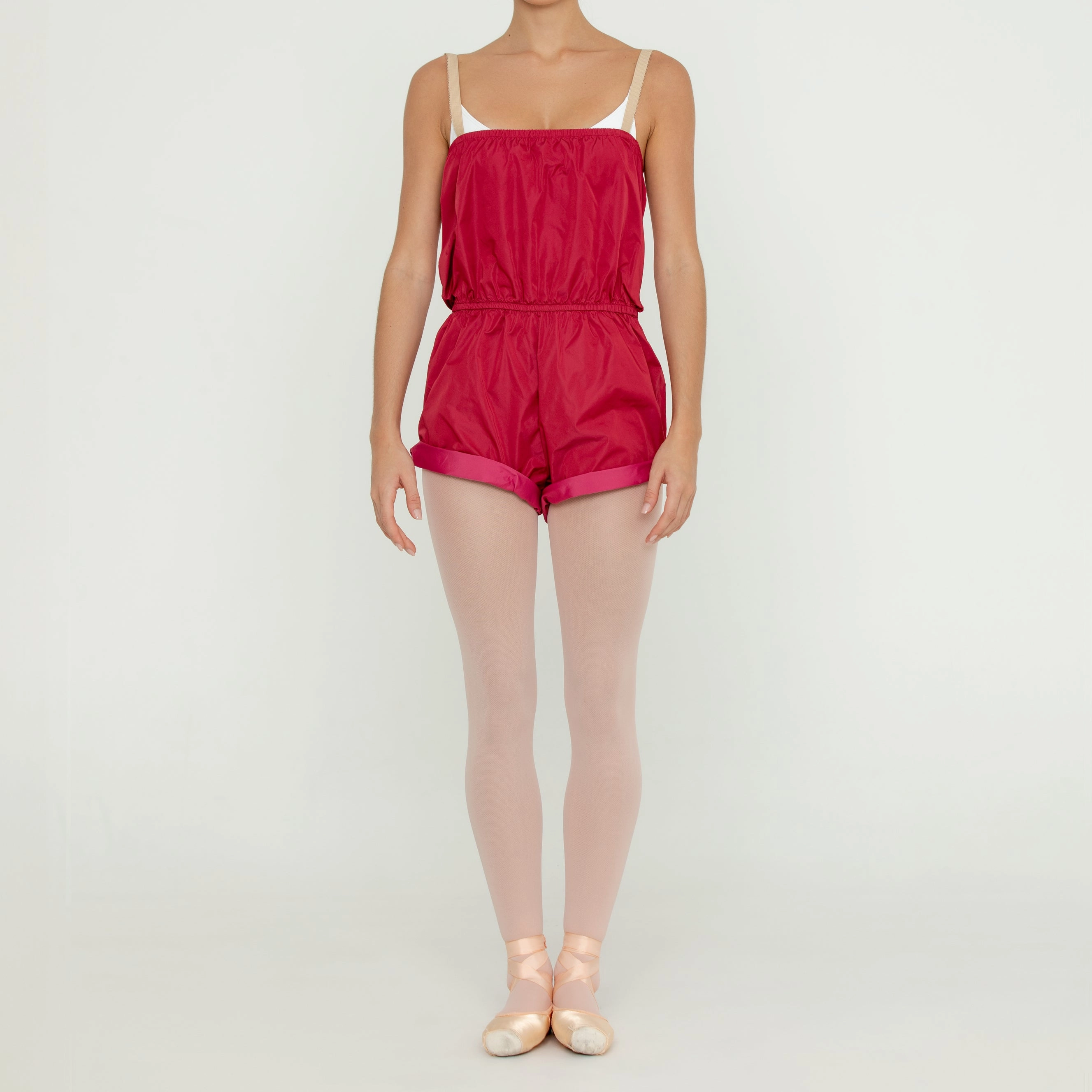 Pull-on Micro Romper RED Beach Comfy