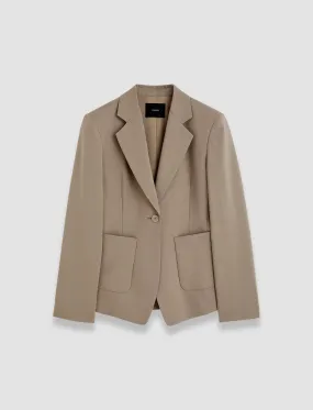 Glenview Tailoring Wool Stretch Jacket Sporty Look