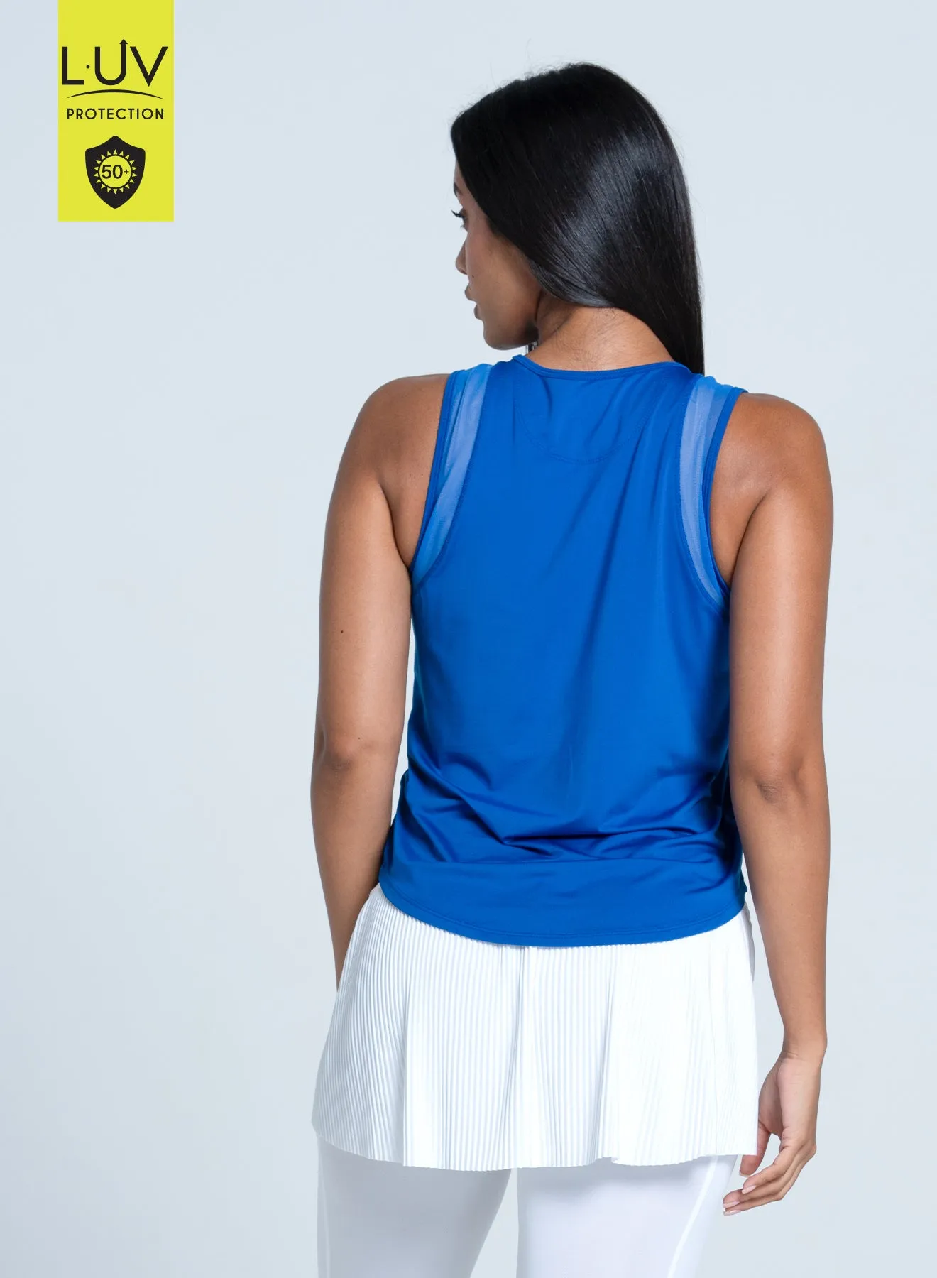 Chill Out Tank Weighted Hem Design