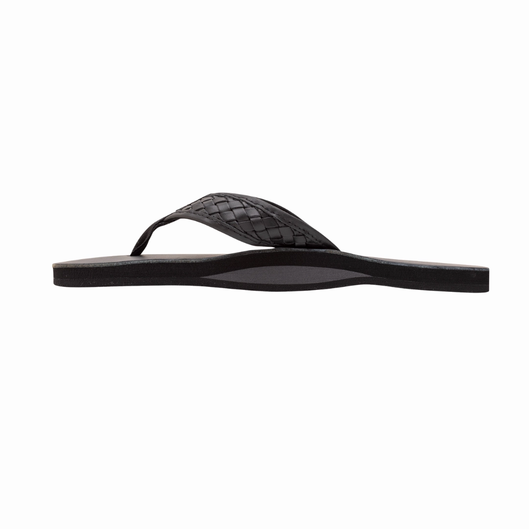 RAINBOW 301ALTWSM/TTBK THE BENTLEY MN'S (Medium) Black Leather Strap Sandals