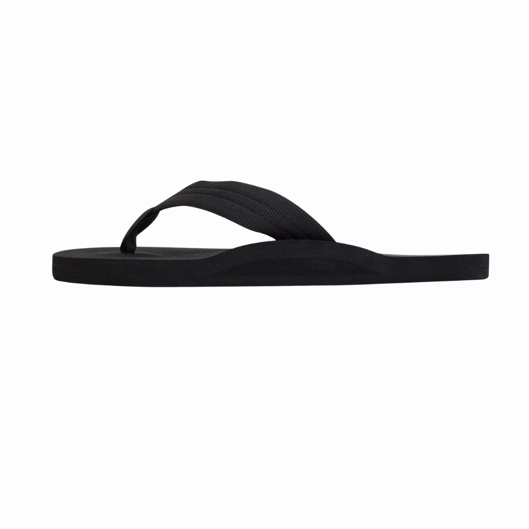 RAINBOW 301ASTSPSM/BKBK THE CLOUD MN'S (Medium) Black/Black Leather Strap Sandals