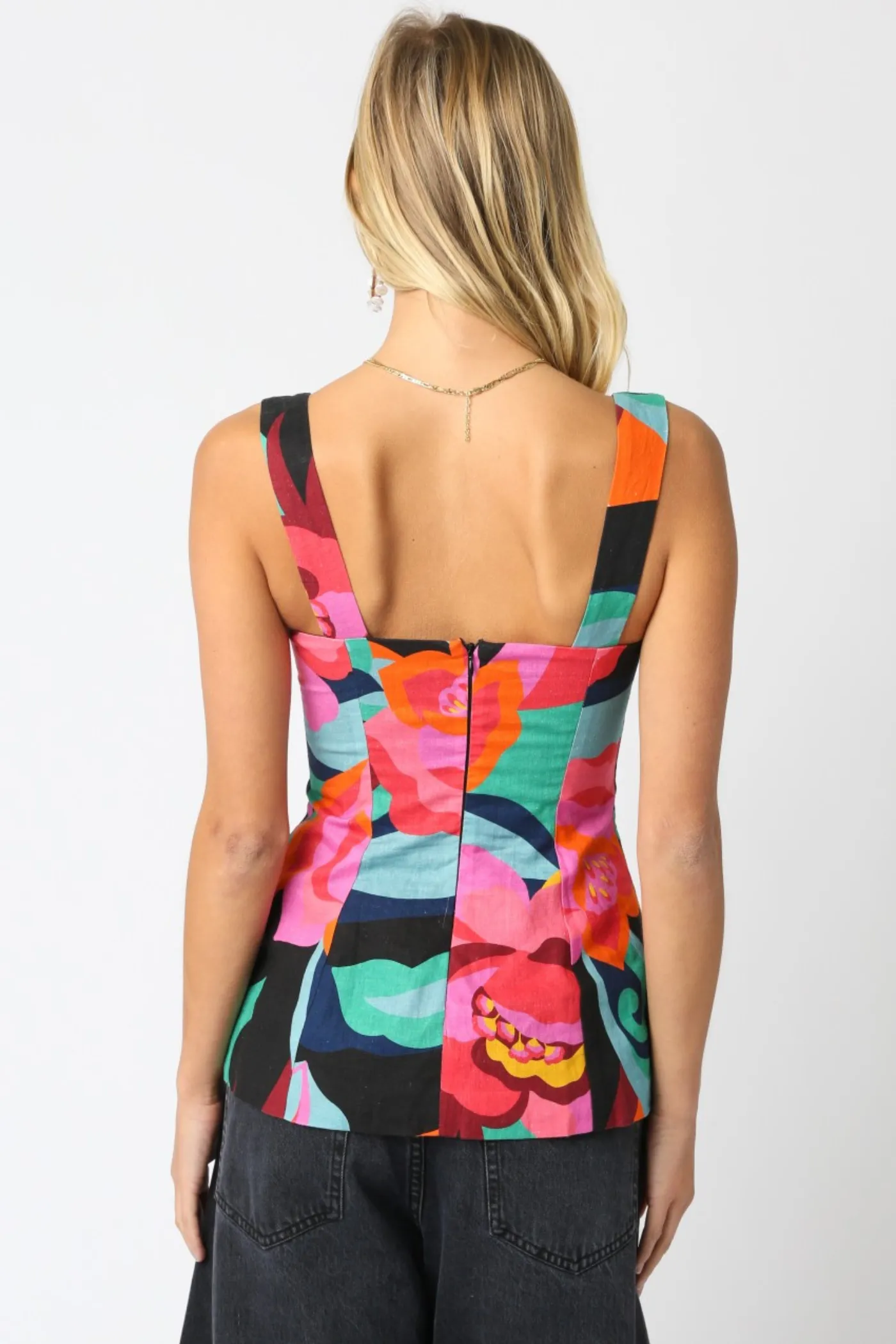 Four Way Stretch RAIRA MULTI COLORED TOP