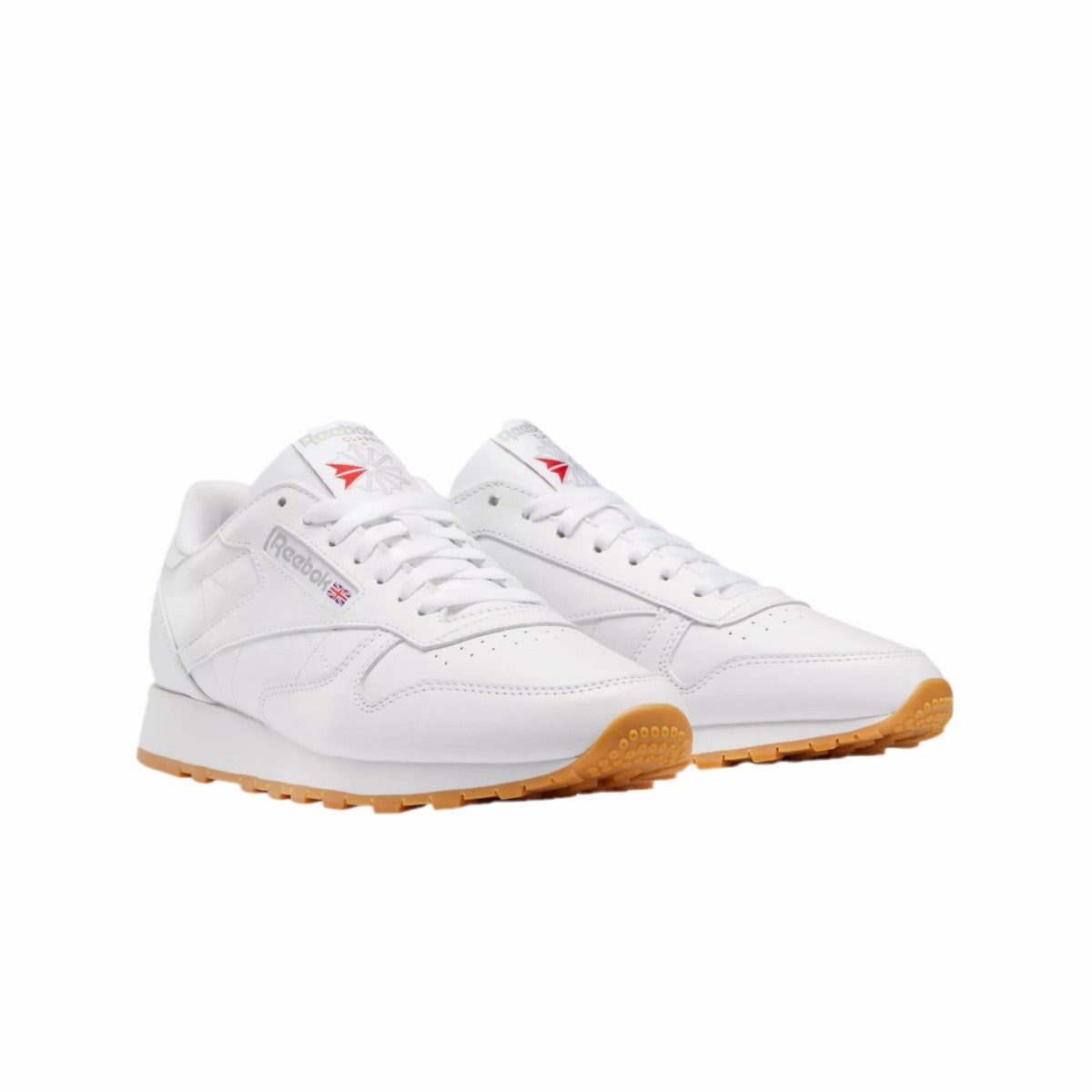 REEBOK GY0952 (100008491) CLASSIC LEATHER MN'S (Medium) White/Grey/Gum Leather Lifestyle Shoes