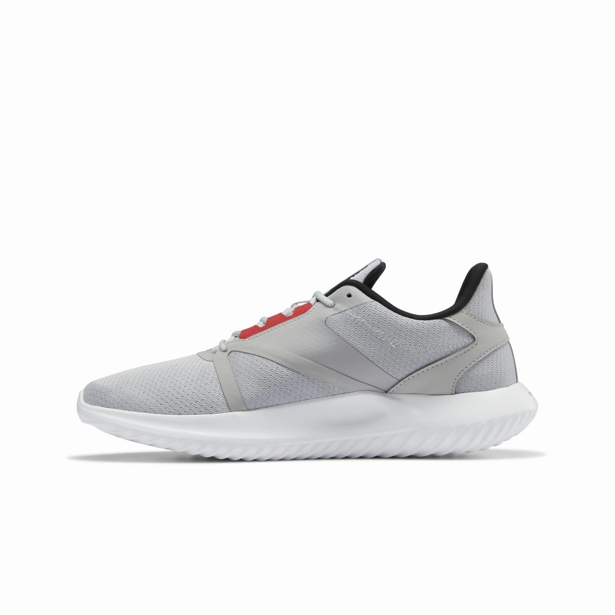 REEBOK GY4061 ENERGYLUX 3 MN'S (Medium) Grey/Black/Red Mesh Running Shoes