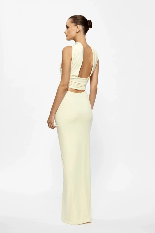 Blush Shade Lightweight-Comfort Cassidy Top Lemon