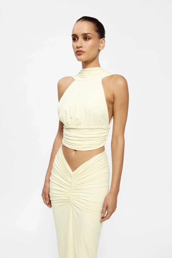 Chic Energy Cassidy Top Lemon
