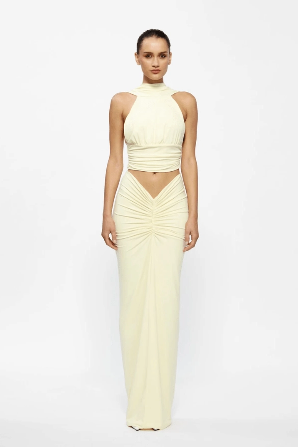 Minimal Mood Relax Feel Cassidy Top Lemon