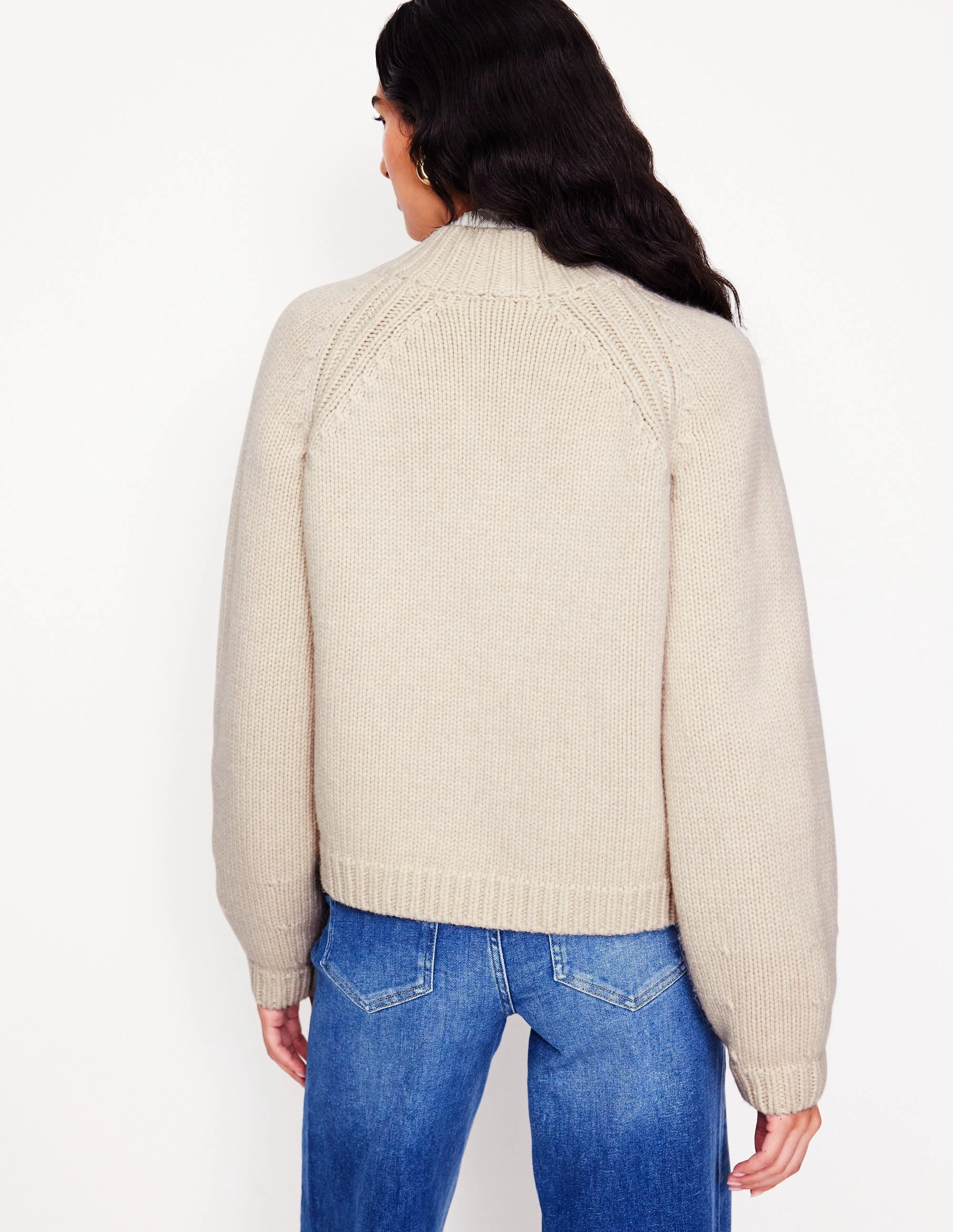 Casual Toggle Cardigan-Warm Ivory Versatile Trend