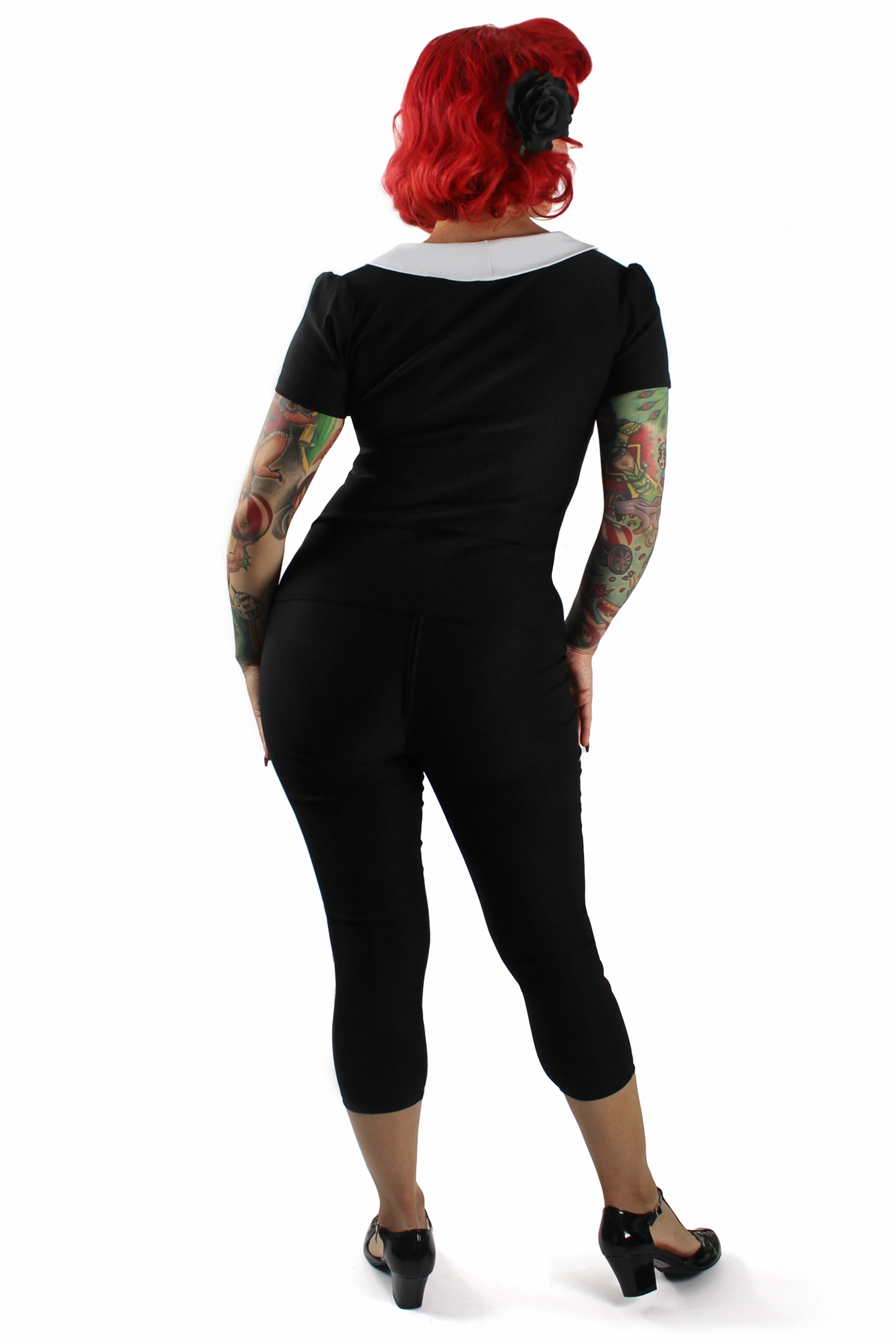 Wednesday Inspired Top XS-3XL #WIT Reinforced Neckline