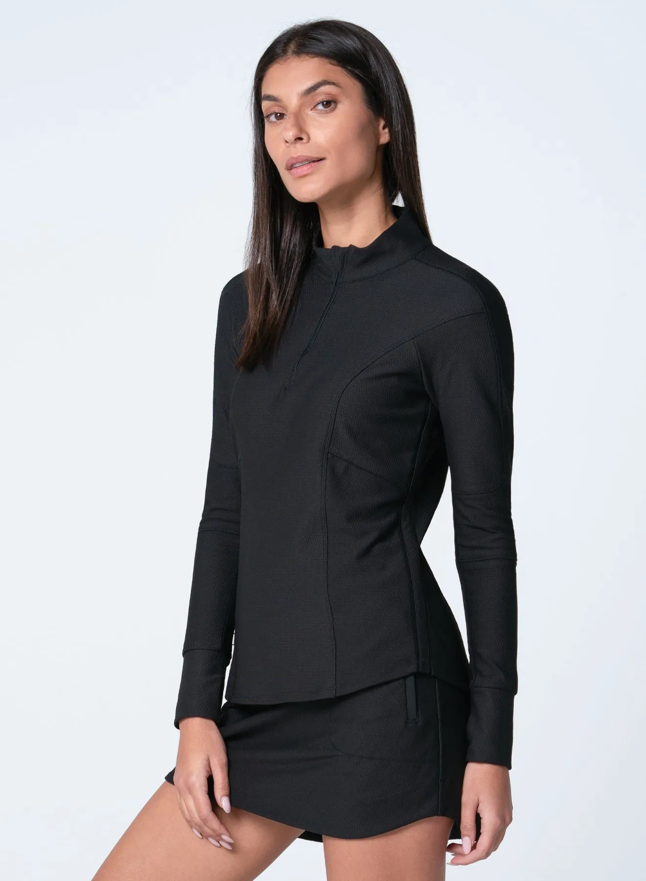 Flex 1/4 Zip Long Sleeve EcoCertified Material
