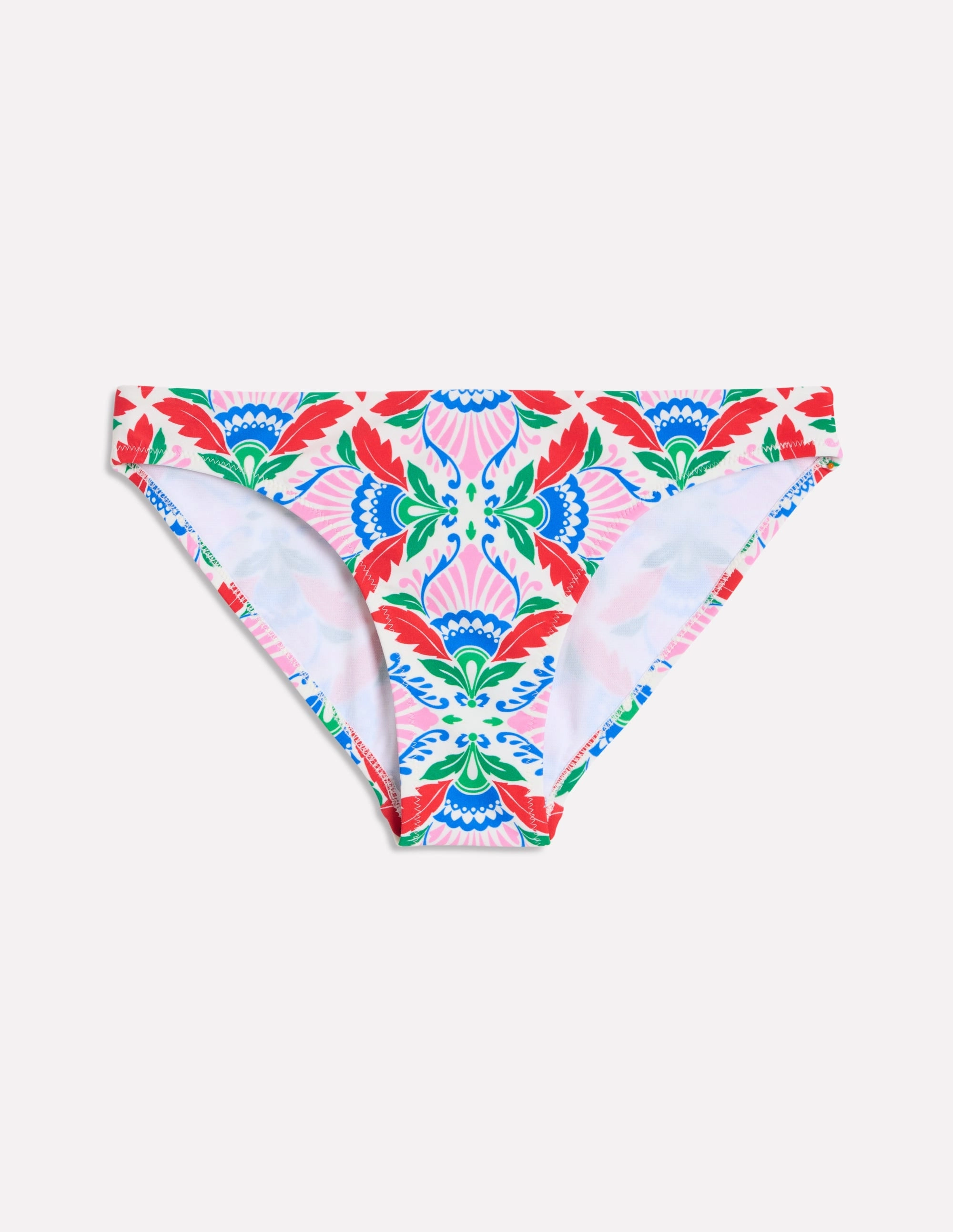 Classic Bikini Bottoms-Multi, Ornate Thistle Sporty Style Quick Toggle Adjustment