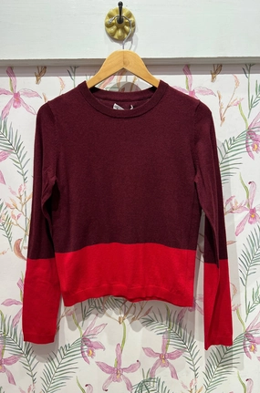 PreShrunk Fabric Relaxed Tee Roxy Long Sleeve Top in Syrah