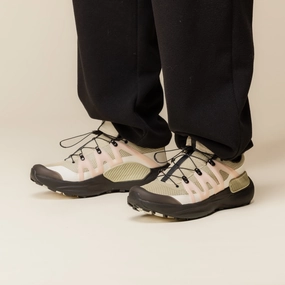 Salomon - Genesis Advanced Trainer - Pale Olive Green / Black / Impatiens Pink