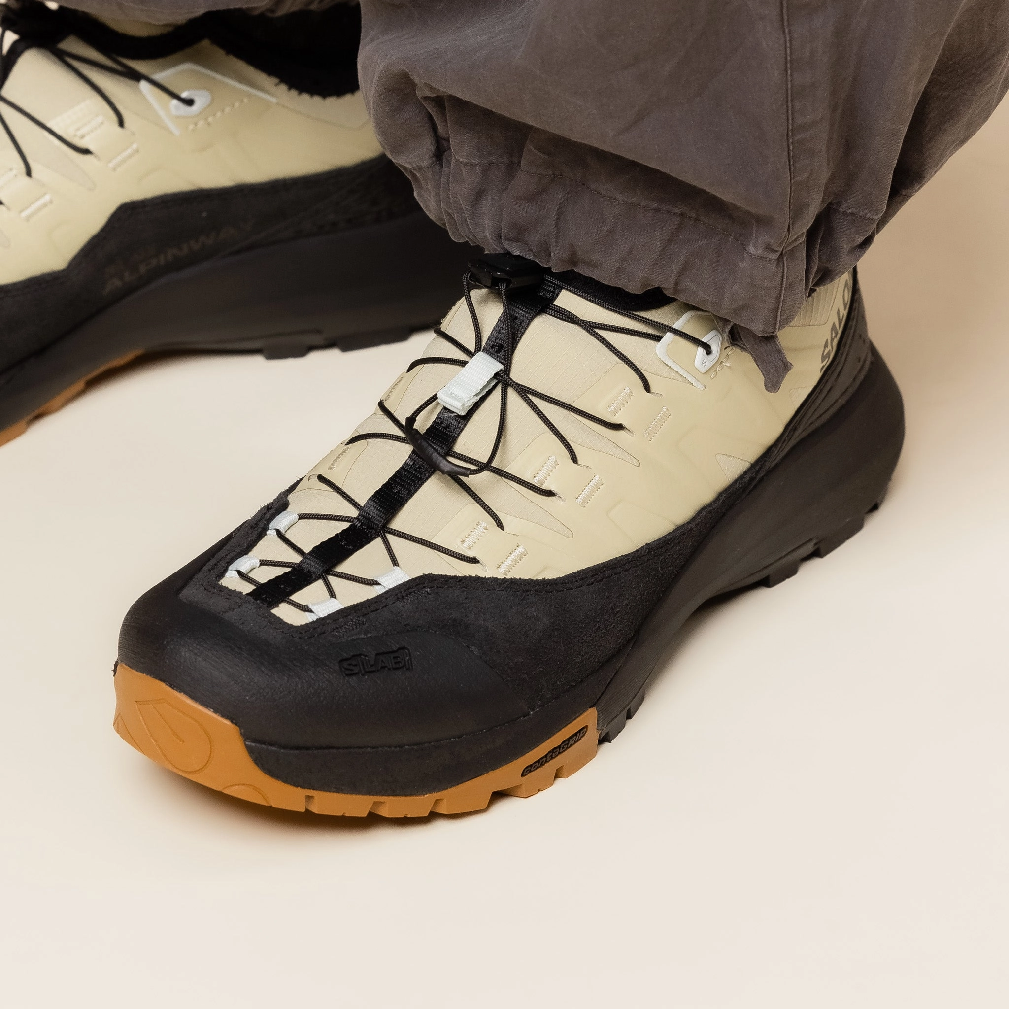 Salomon Advanced - Alpinway Advanced - Pale Olive Green / Black / Ice Flow