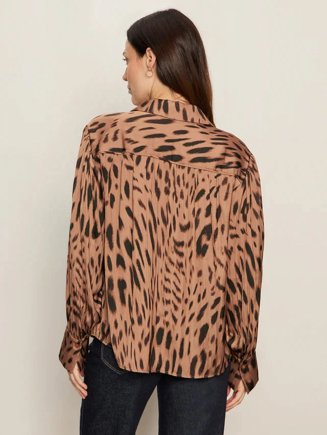 Quick Dry Performance Sanctuary Colette Shirt in Mocha Leo