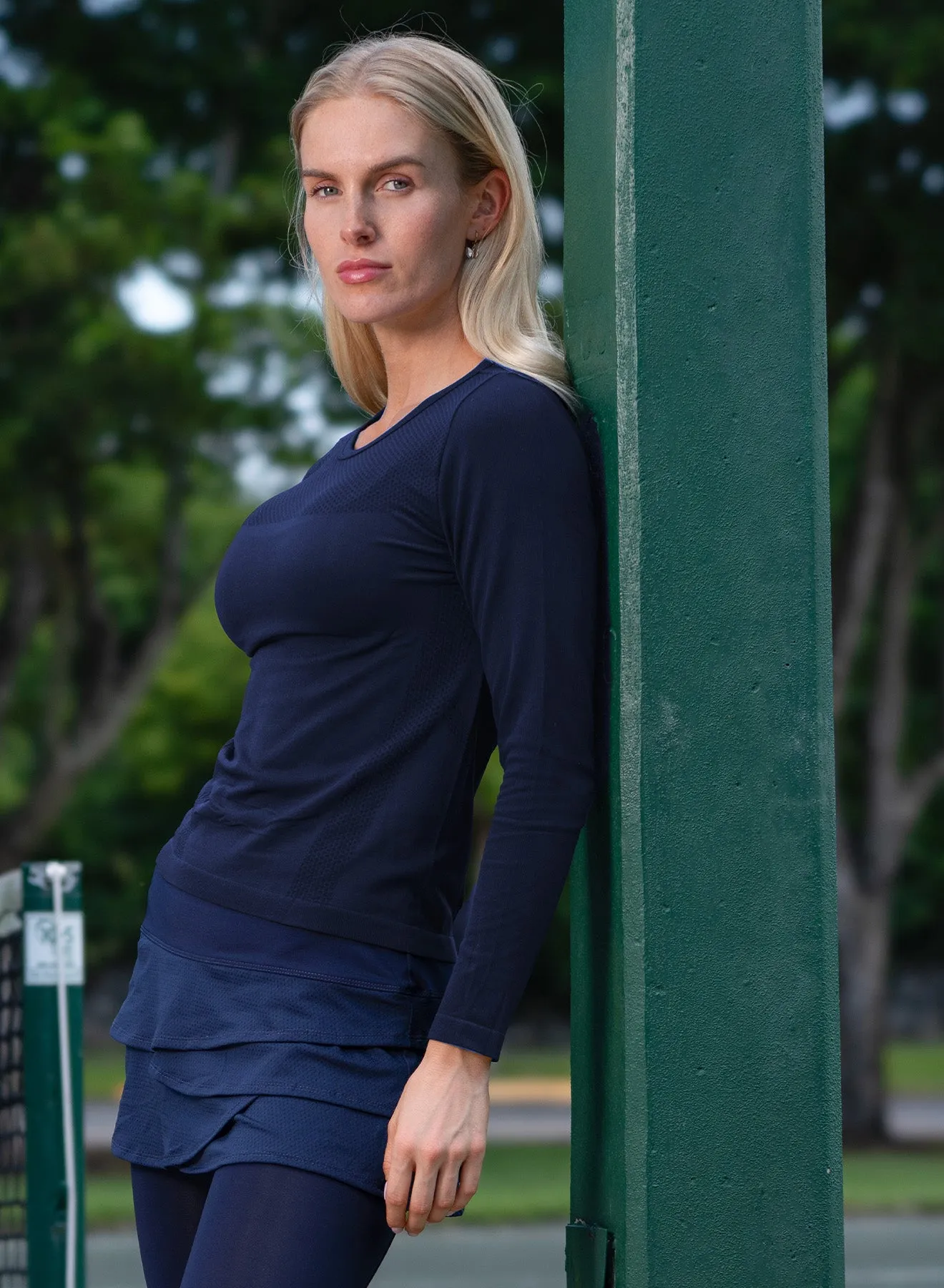 Seamless Long Sleeve DurableBlend Sweat Absorbing Lining