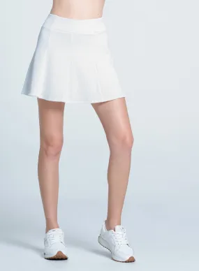 Match Play Skort-15.5" Contrast Trim Reinforced Pockets