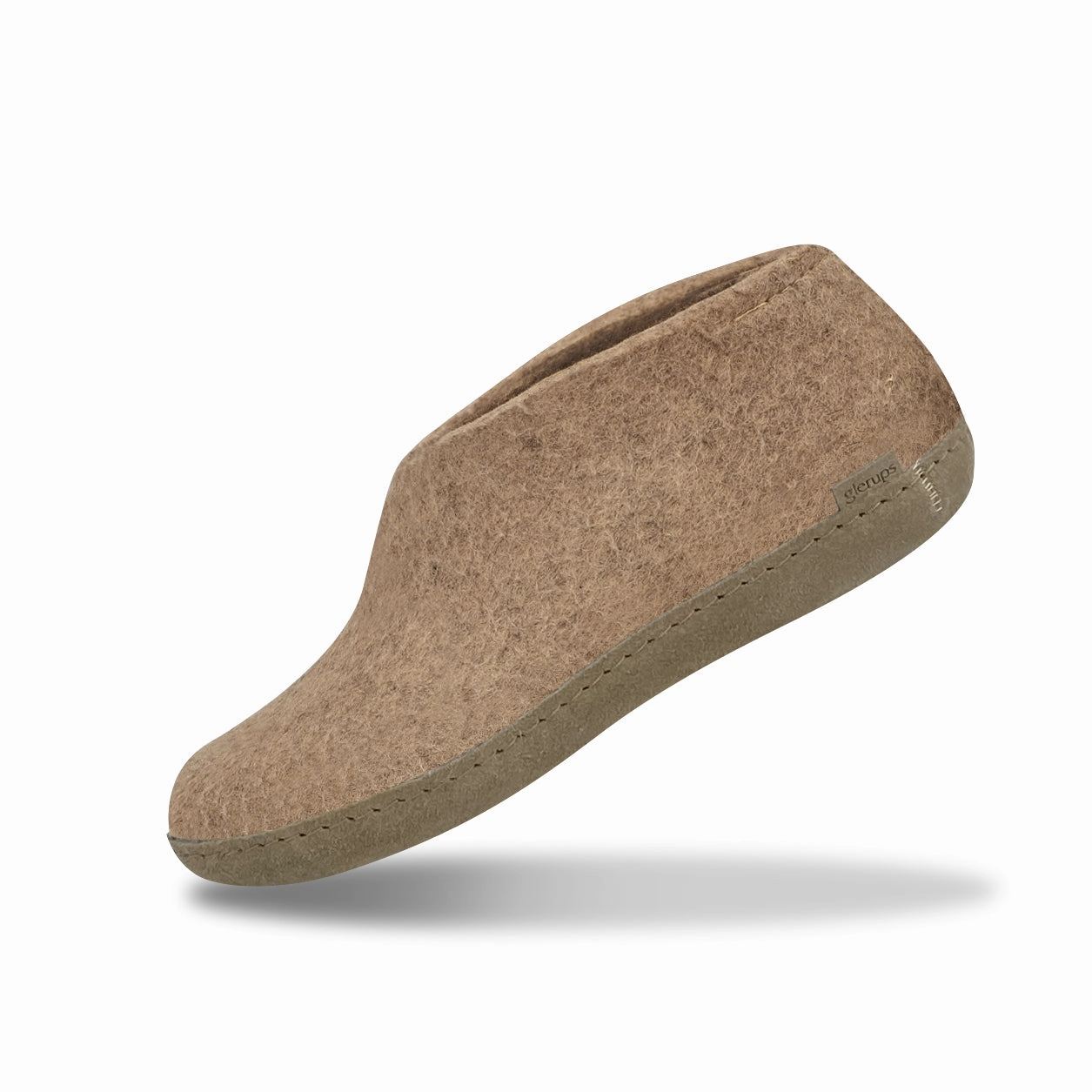 Shoe with leather sole - Sand