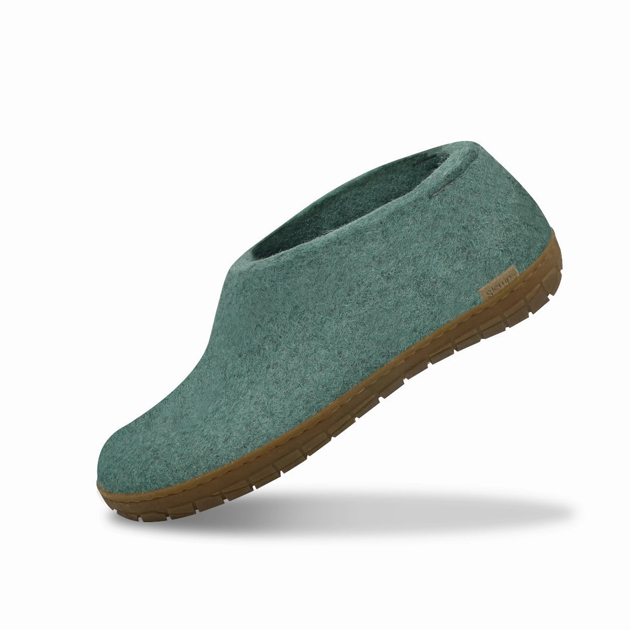 Shoe with natural rubber sole - honey - North Sea