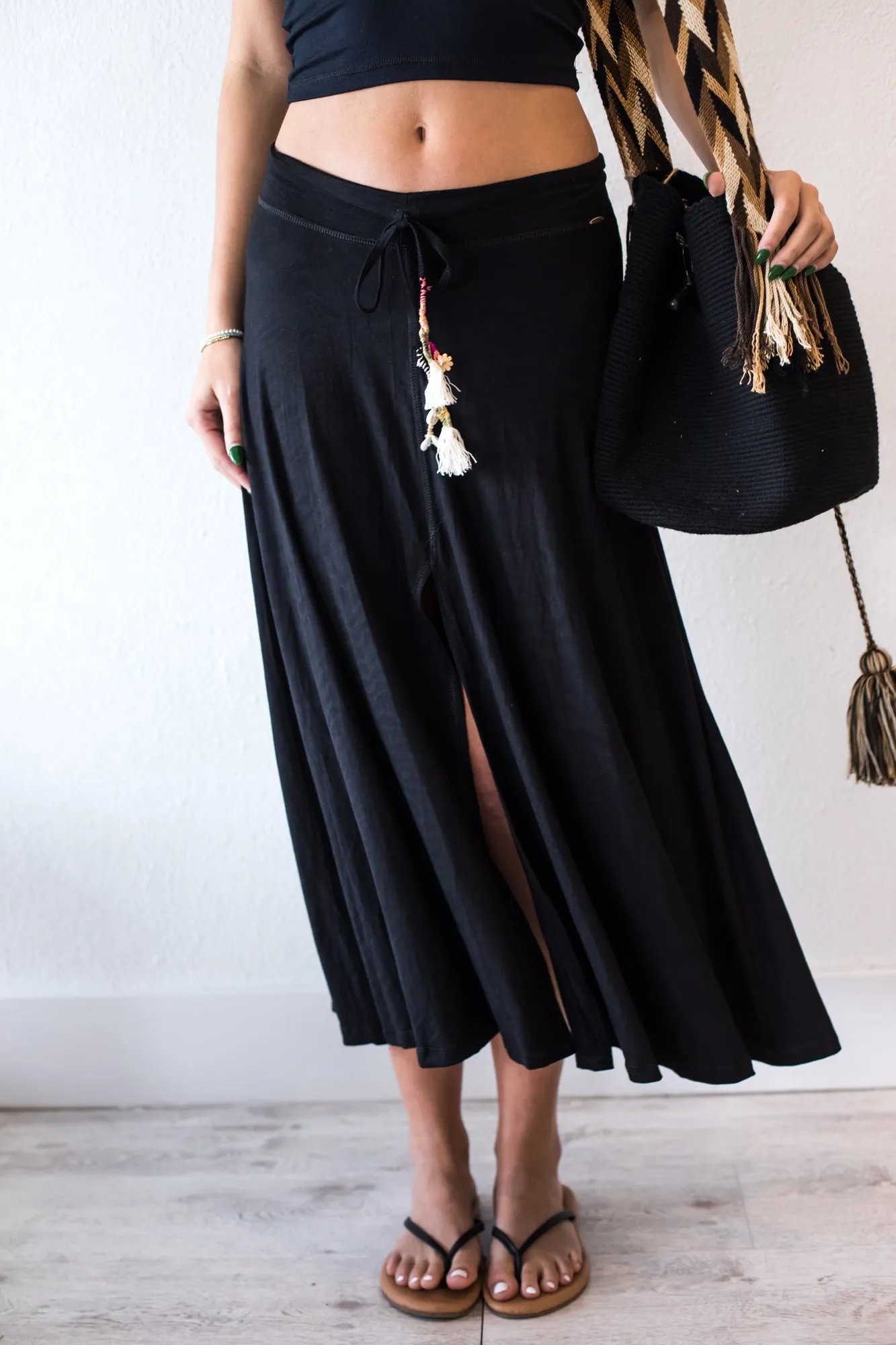 Siren Maxi Skirt Tight Waist MachineWashable