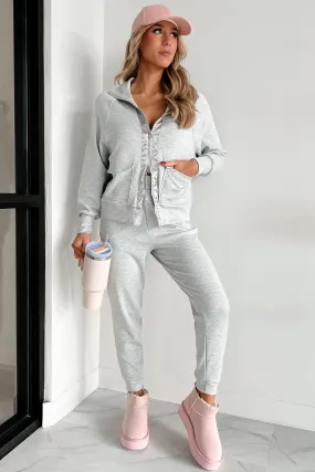 Winning Takes Time Lounge Set (Heather Grey) Windproof Shield birthday