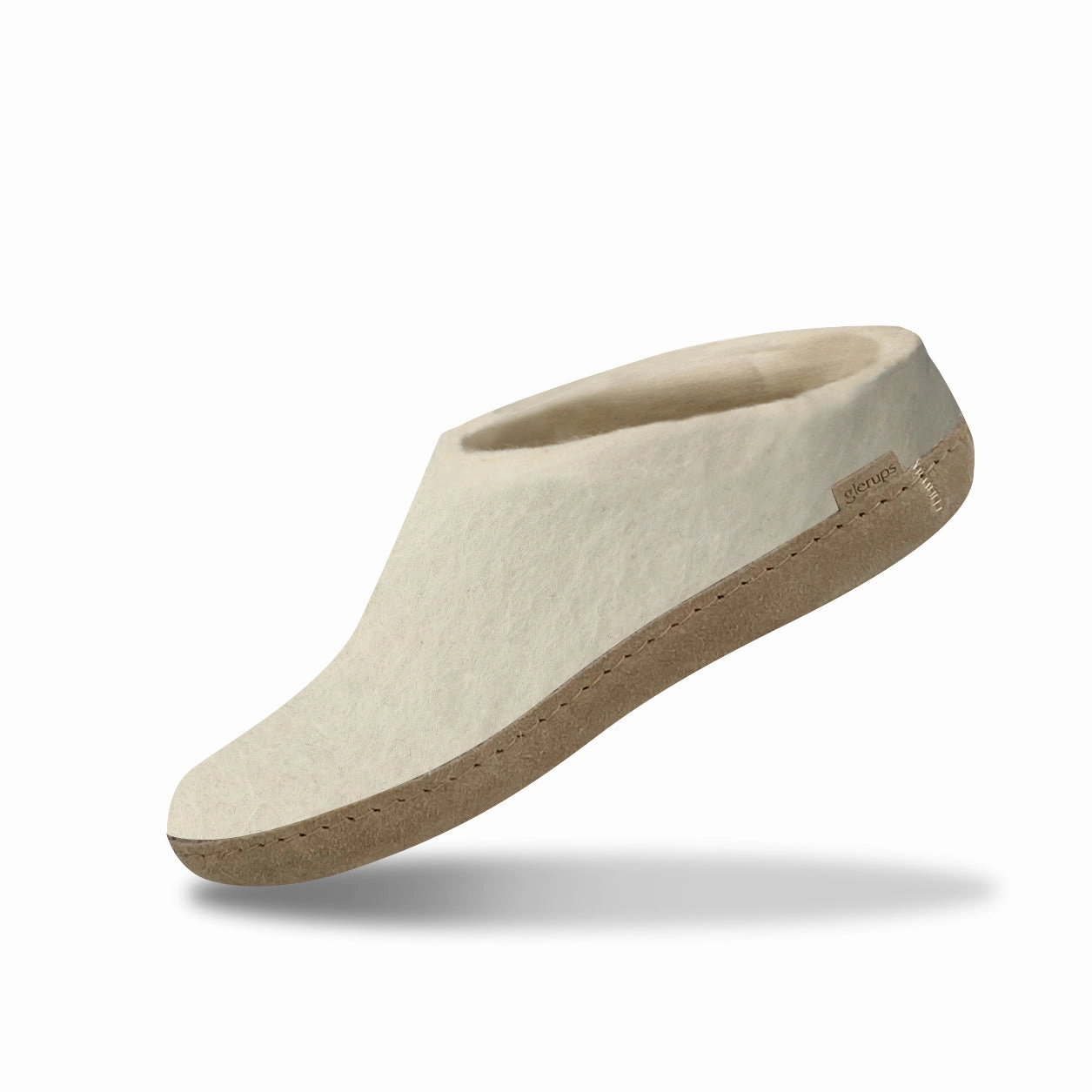 Slip-on with leather sole - Off white