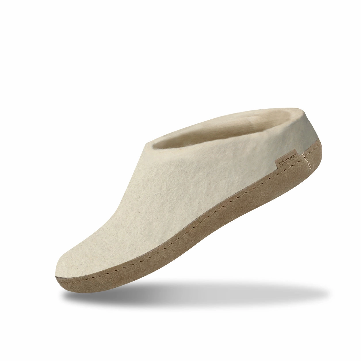 Slip-on with leather sole - Off white
