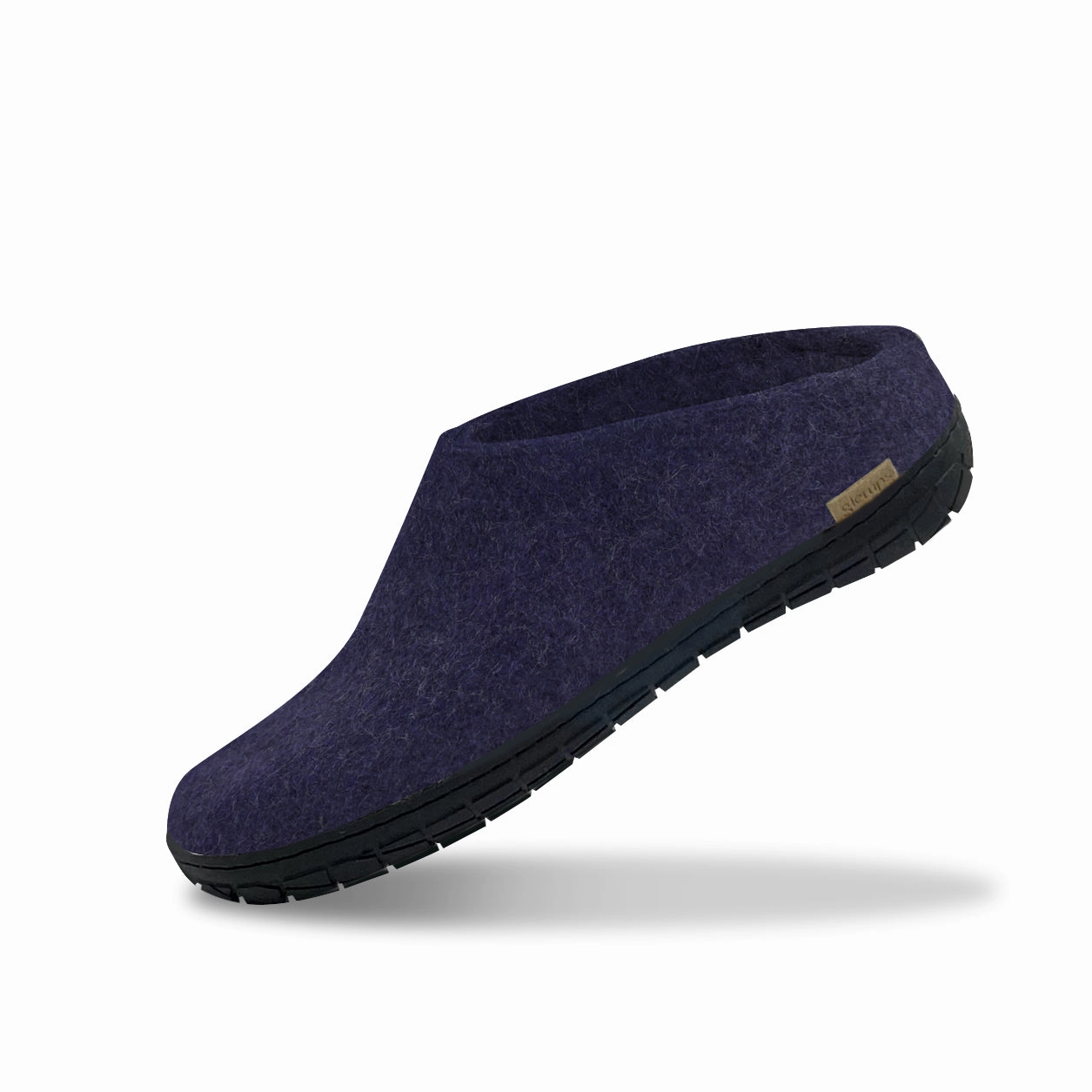 Slip-on with natural rubber sole - black - Purple