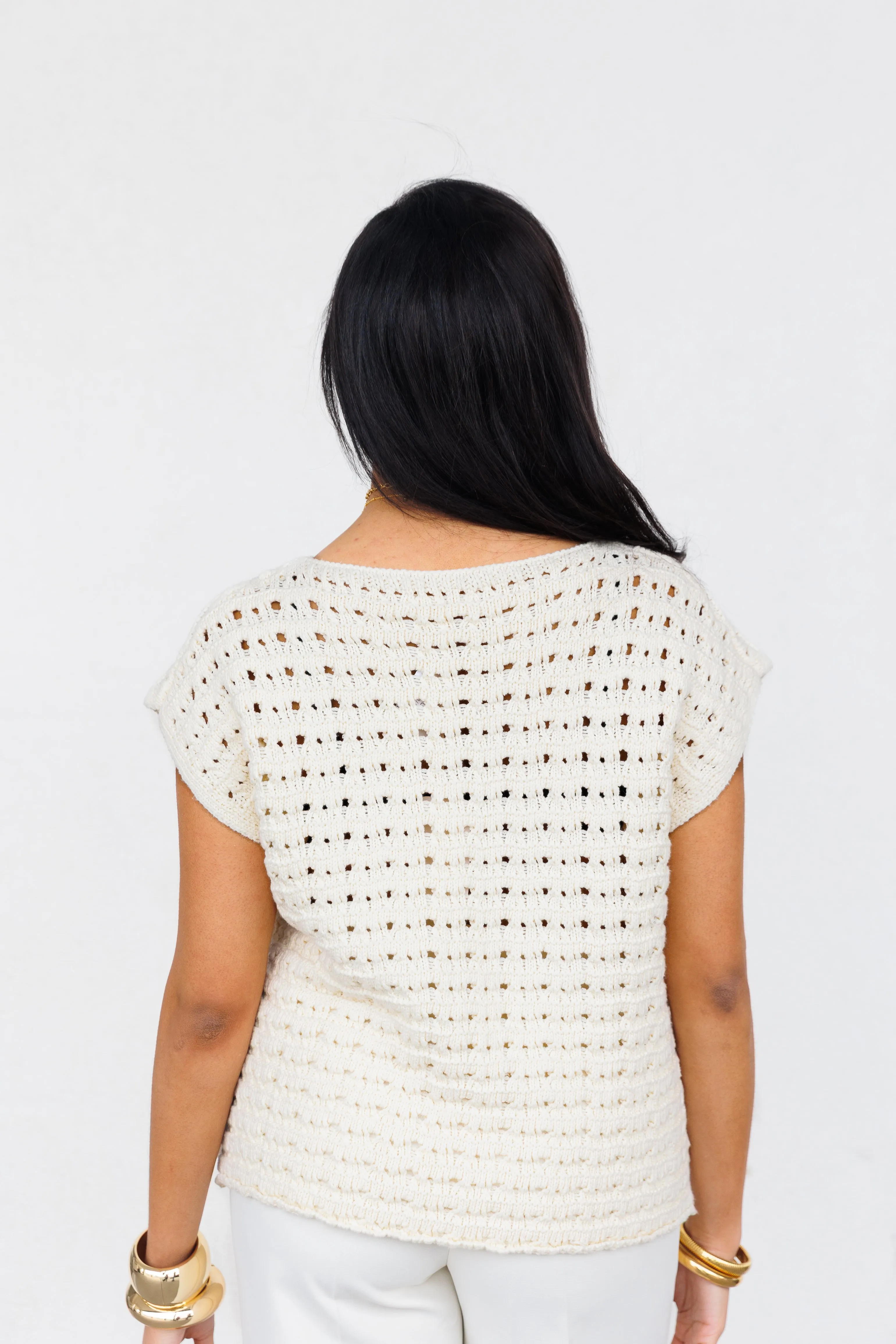 EMILY CROCHET SWEATER VEST Winter Layer