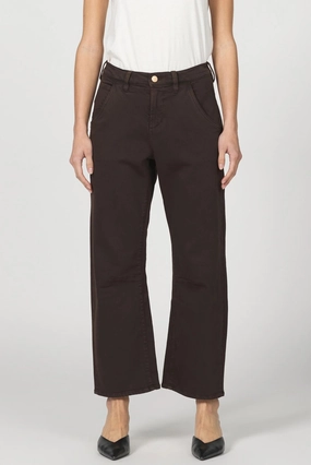 ThermalInsulation Dear John Lasso Barrel Jeans in Dark Oak