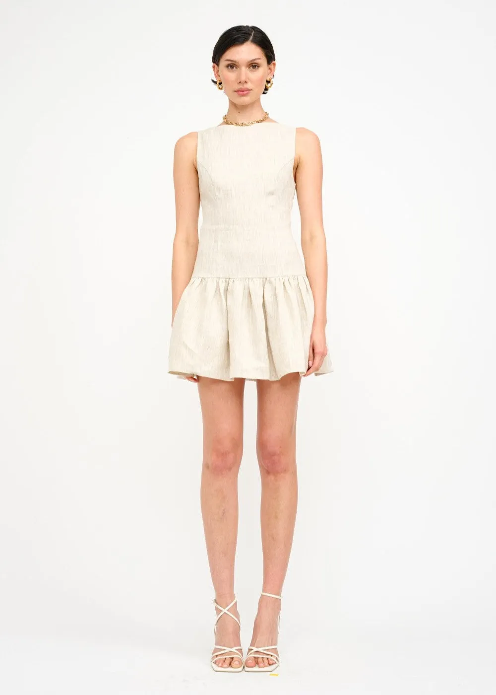 Refined Stitch Subtle Glam MADELYN DROP-WAIST MINI DRESS