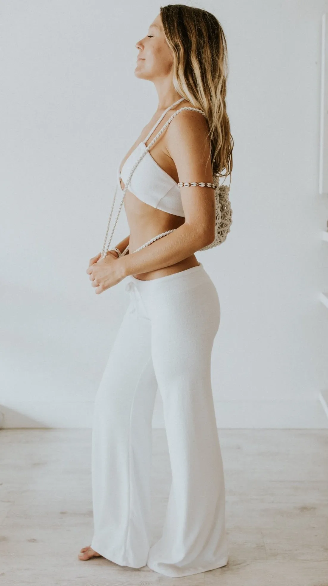 Layered Panel Design Relaxed Pants