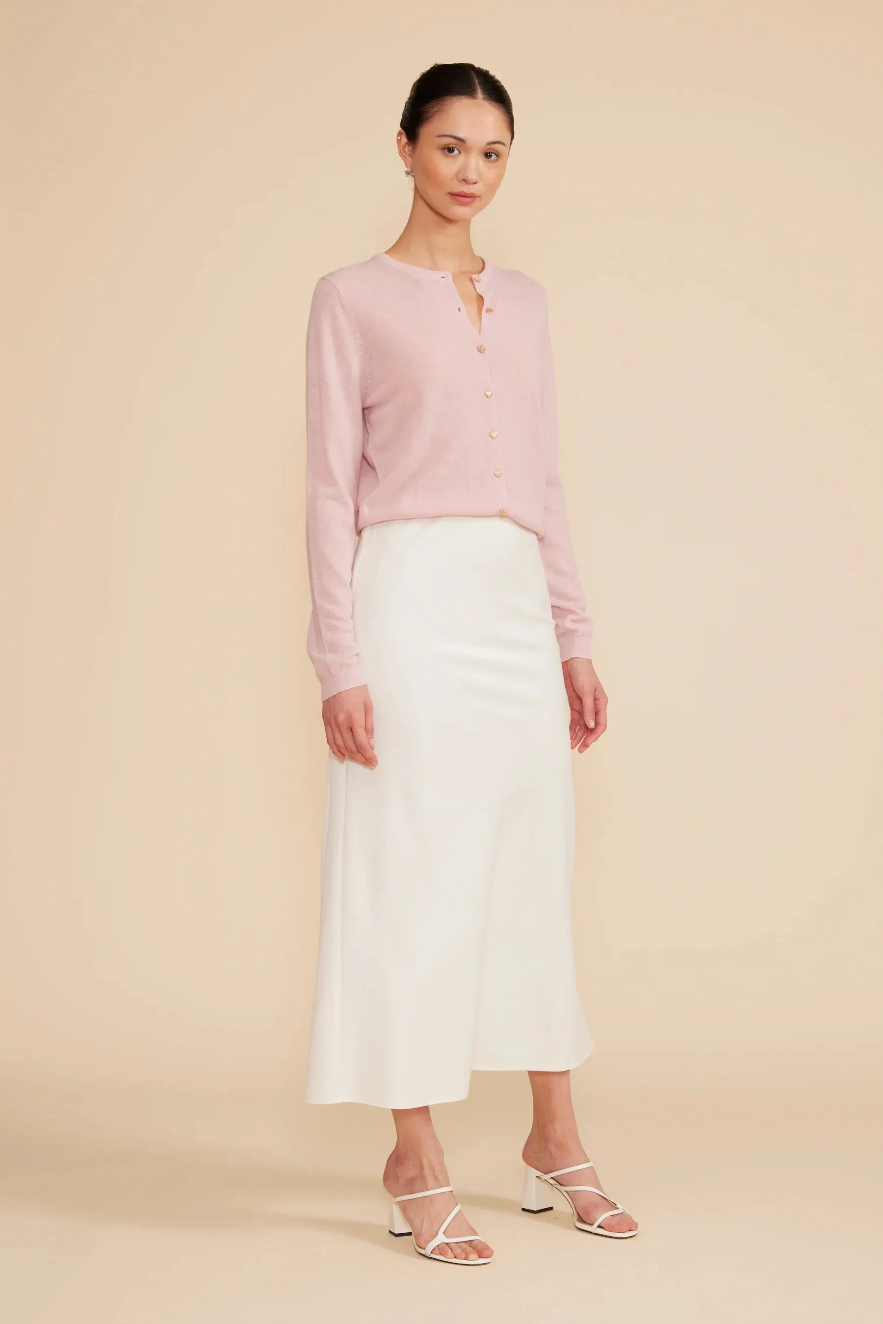 Light Fabric STASSI BIAS MAXI SKIRT