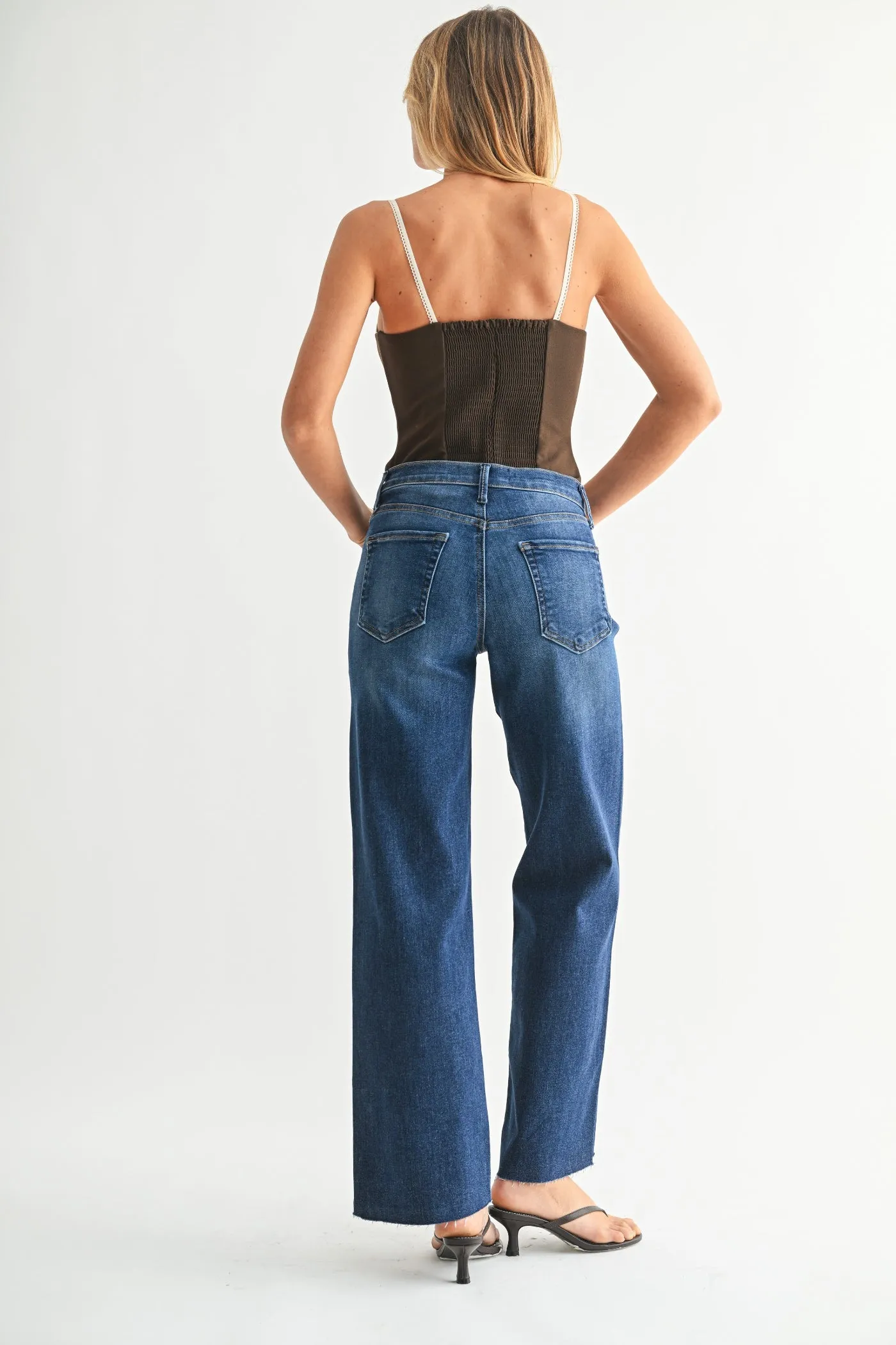 AVA SLIM PALAZZO JEANS Natural Fit