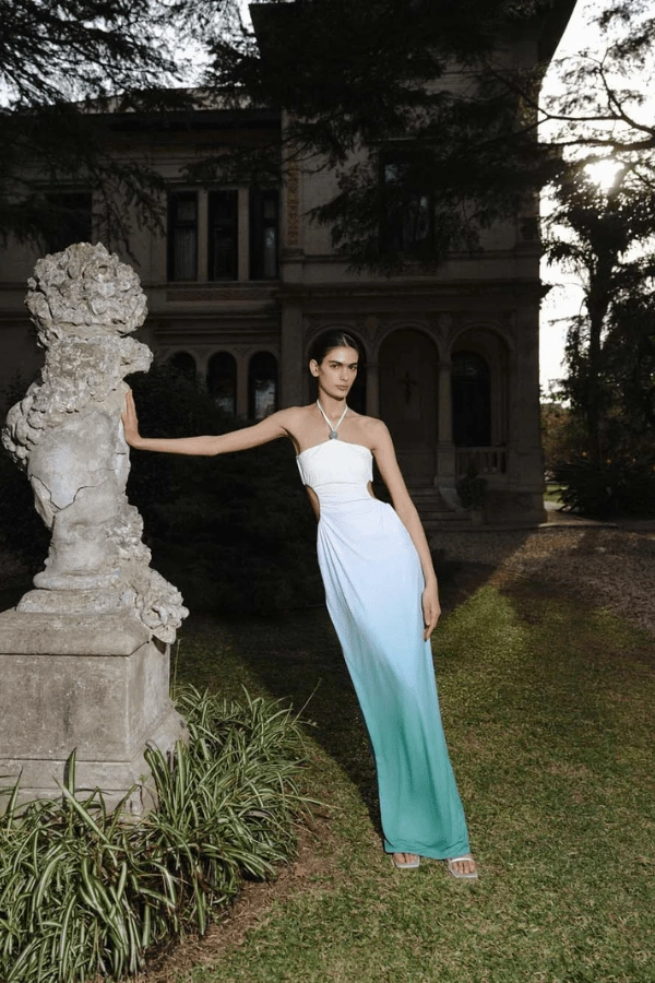 Nao Maxi Dress Ripe Light Shape