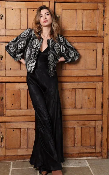 TemperatureRegulatingLining NonIrritating Seams Love and Anarchy Paddle Jacket in Black