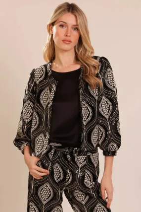 Love and Anarchy Paddle Jacket in Black Durable Binding